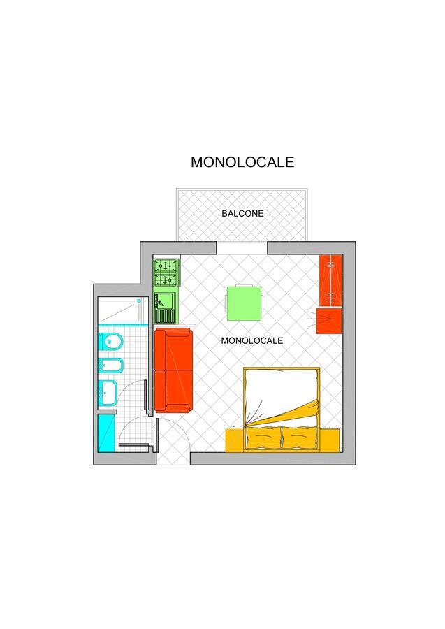 Residence Il Capodoglio Rimini Eksteriør bilde